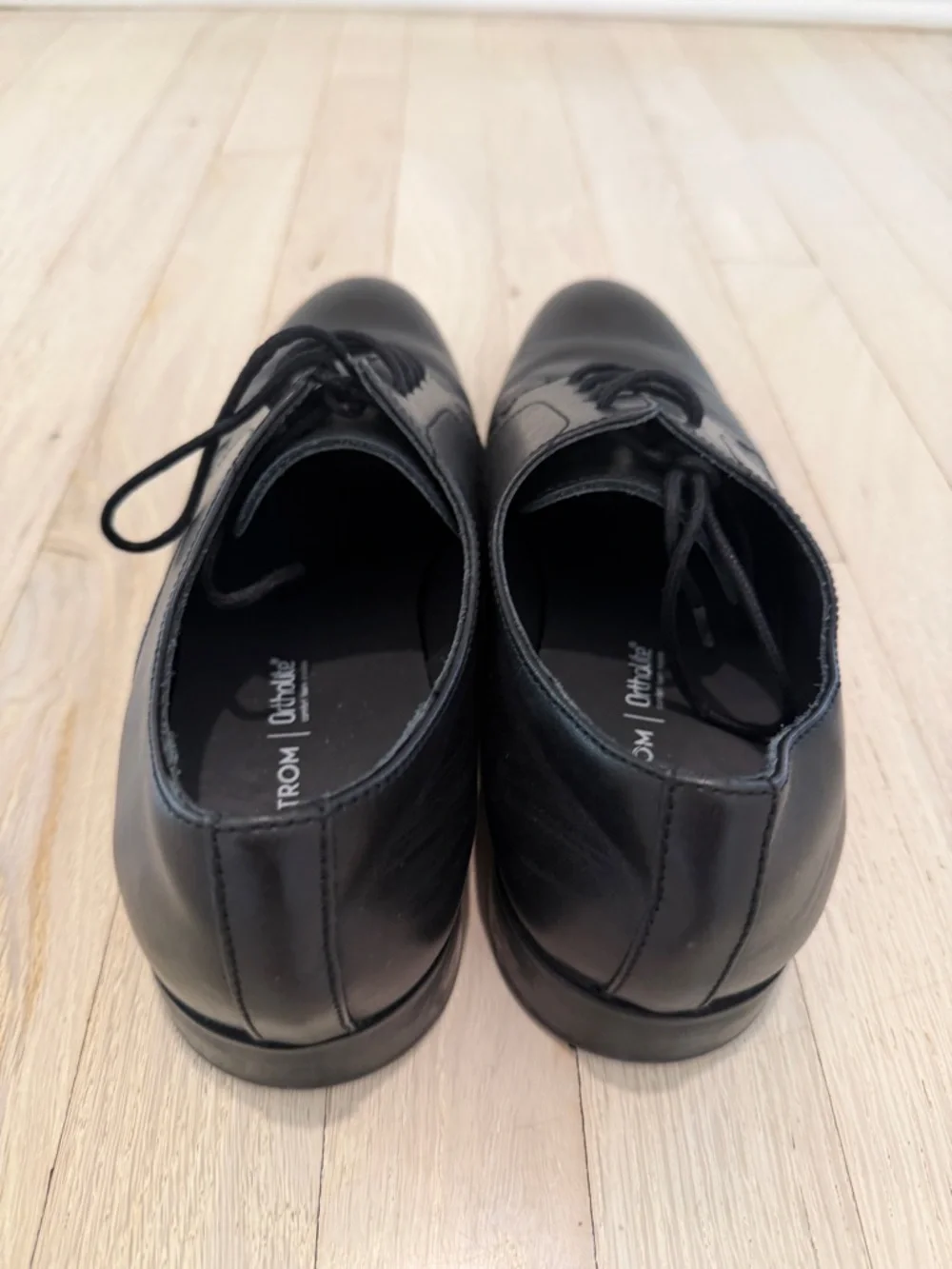 Nordstrom Emmett Plain Toe Derby Formal Leather Men's Dress Shoes Black Size 9